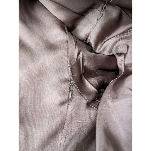 Vintage Brown Herringbone Lambs Wool Tweed Blazer Modern Prep Old Money Jacket - Picture 14 of 16